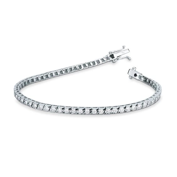 Bracelet Casciola Gioielli TENNIS in Or blanc Diamante 1.88 Ct BTENQ188 - BTENQ188